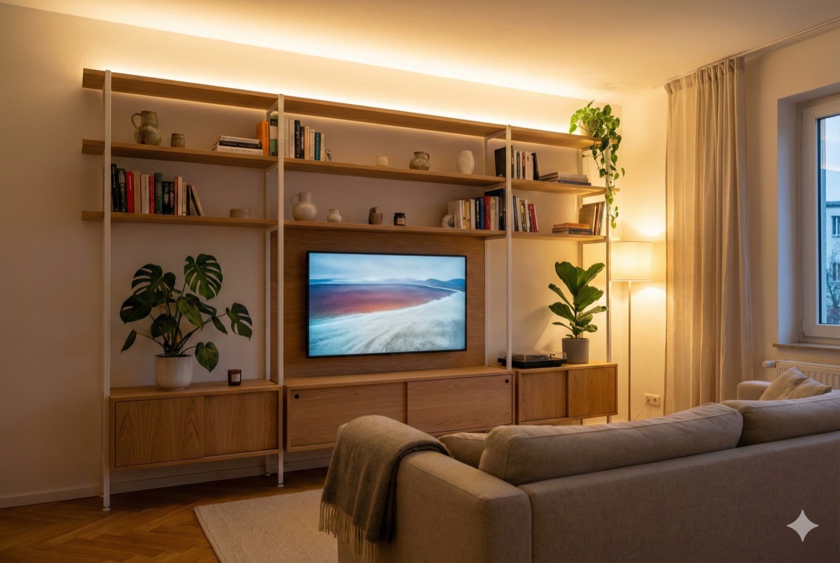 Wohnzimmer-Regal Neukölln